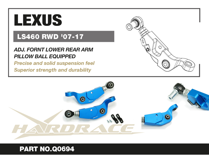 LEXUS LS460 '07-17 RWD
ADJ. FRONT LOWER REAR ARM
(PILLOW BALL) - 2PCS/SET