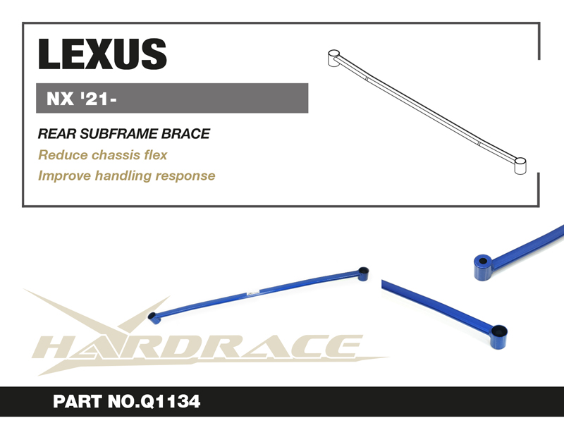 LEXUS NX '21- Bakre SUB-FRAME BRACE - 1PC/SET