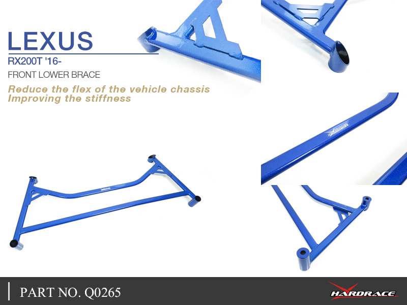 LEXUS RX200T '16-
FRONT LOWER BRACE - 1PCS/SET