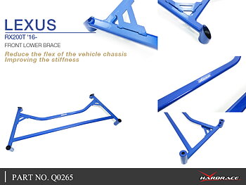 LEXUS RX200T '16-
FRONT LOWER BRACE - 1PCS/SET
