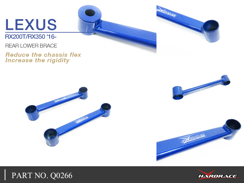 LEXUS RX200T/RX350 '16-/ SIENNA '21-
Bakre LOWER BRACE - 2 St/Sats