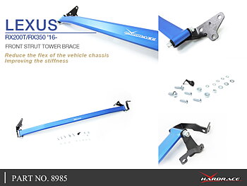 LEXUS RX200T/RX350 '16-
FRONT STRUT TOWER BRACE - 1PCS/SET