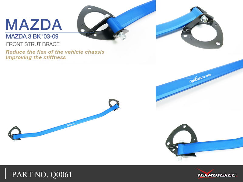 MAZDA 3 BK '03-09
FRONT STRUT BRACE - 1PCS/SET