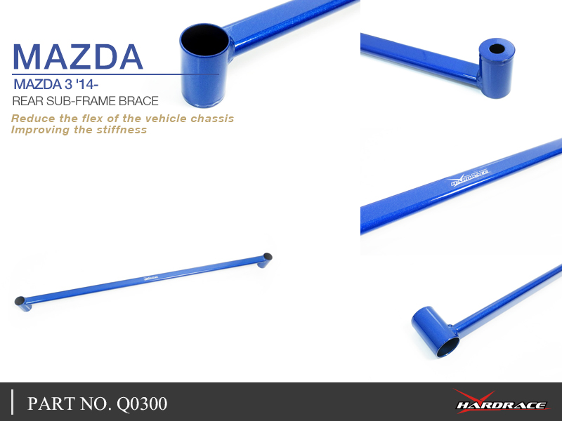 MAZDA 3 '14-
Bakre SUB-FRAME BRACE - 1 St/Sats