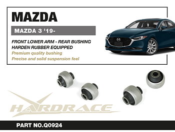 MAZDA3 BP '19-
Främre Bärarm - Bakre Bussning 
(Hårdare Gummi) - 2 St/Sats
