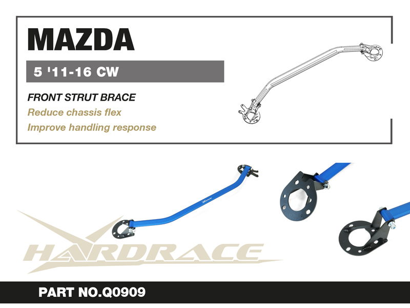 MAZDA 5 '11-16 CW FRONT STRUT BRACE - 1PCS/SET