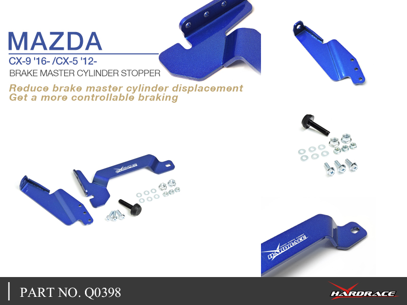 MAZDA CX-9 '16- /CX-5 '12-17-
BRAKE MASTER CYLINDER STOPPER - 2 St/Sats
FOR LHD MODELS