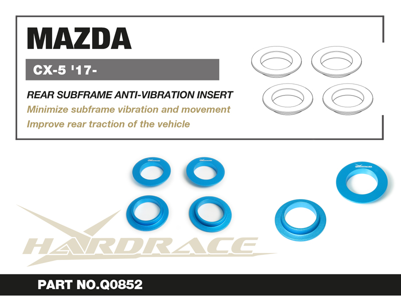 MAZDA CX-5 '17-
Bakre SUBFRAME ANTI-VIBRATION INSERT - 4 St/Sats
