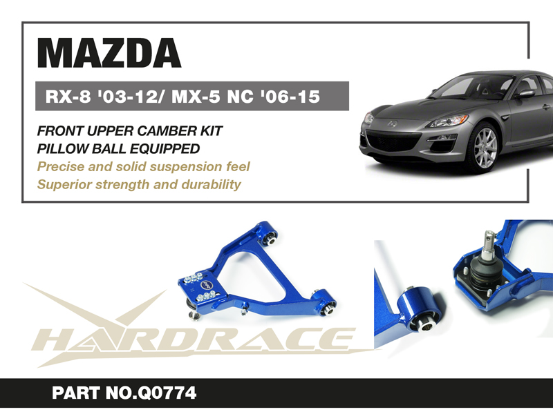 MAZDA RX-8 '03-12/ MX-5 '06-15
Främre Övre Cambersats
(Länklager) - 2 St/Sats