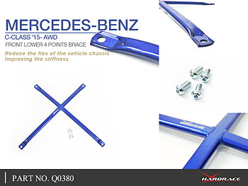 M.BENZ C-CLASS '15- AWD
FRONT LOWER 4 POINTS BRACE - 1PCS/SET