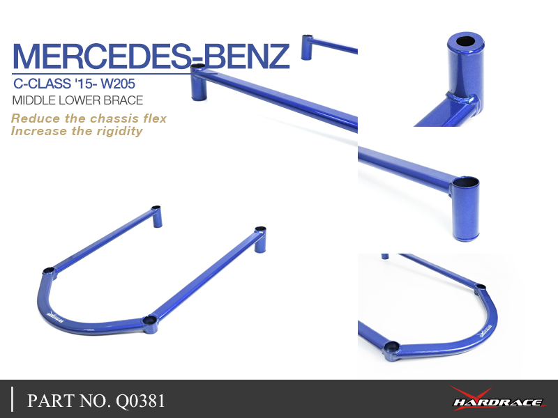 MERCEDES-BENZ C-CLASS '15- W205
MIDDLE LOWER BRACE - 1 St/Sats