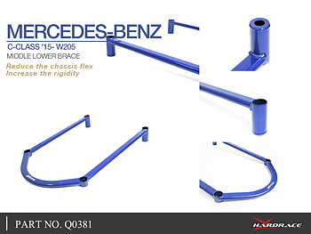MERCEDES-BENZ C-CLASS '15- W205
MIDDLE LOWER BRACE - 1 St/Sats