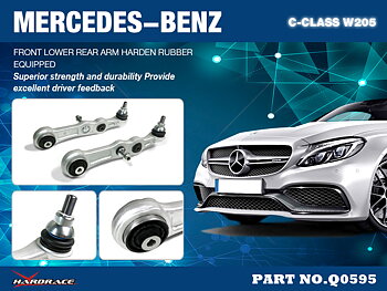 MERCEDES-BENZ C-CLASS W205/ E-CLASS W213 RWD
FRONT LOWER REAR ARM
(HARDEN RUBBER) - 2PCS/SET