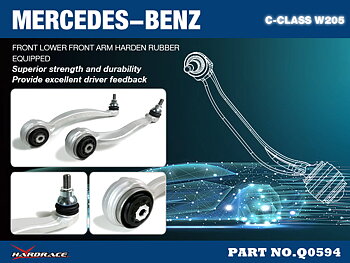 MERCEDES-BENZ C-CLASS W205/ E-CLASS W213 RWD
FRONT LOWER FRONT ARM
(HARDEN RUBBER) - 2PCS/SET