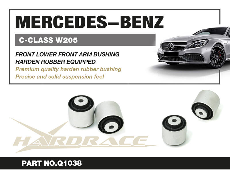 MERCEDES-BENZ C-CLASS W205/ E-CLASS W213/ GLC-CLASS X253 FRONT LOWER FRONT ARM BUSHING (HARDEN RUBBER) - 2PCS/SET
