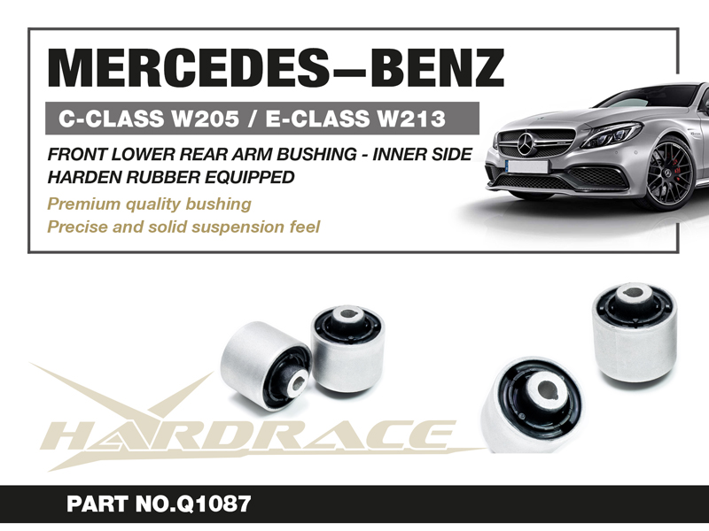 MERCEDES-BENZ C-CLASS W205/ E-CLASS W213 RWD FRONT LOWER REAR ARM BUSHING - FRAME SIDE (HARDEN RUBBER) - 2PCS/SET