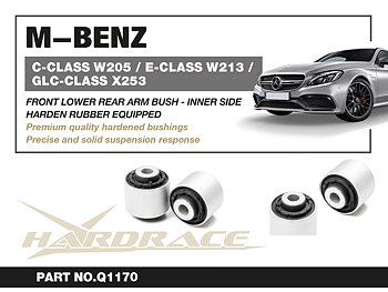 MERCEDES-BENZ C-CLASS W205 AWD/ E-CLASS W213 AWD/ GLC X253 FRONT LOWER REAR ARM BUSHING - INNER SIDE (HARDEN RUBBER) - 2PCS/SET