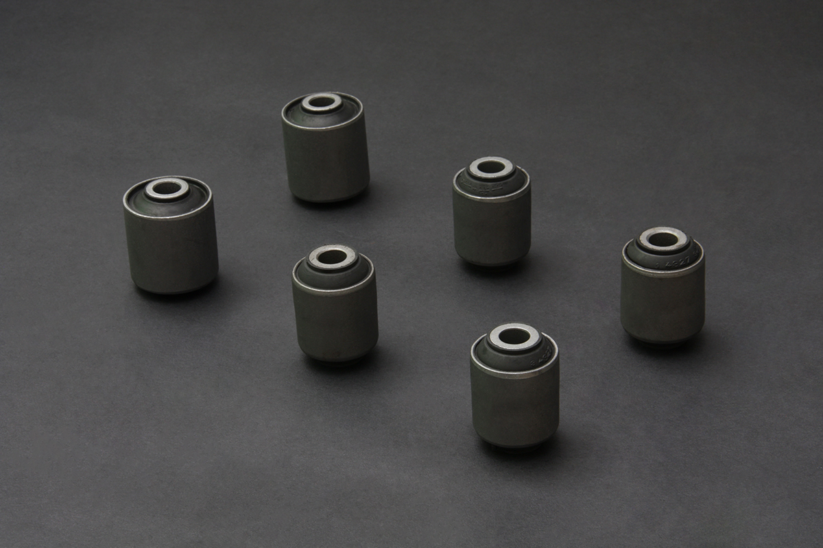 EVO 4-9 REAR LOWER ARM BUSH- STEEL BODY
(HARDEN RUBBER) 6PCS/SET