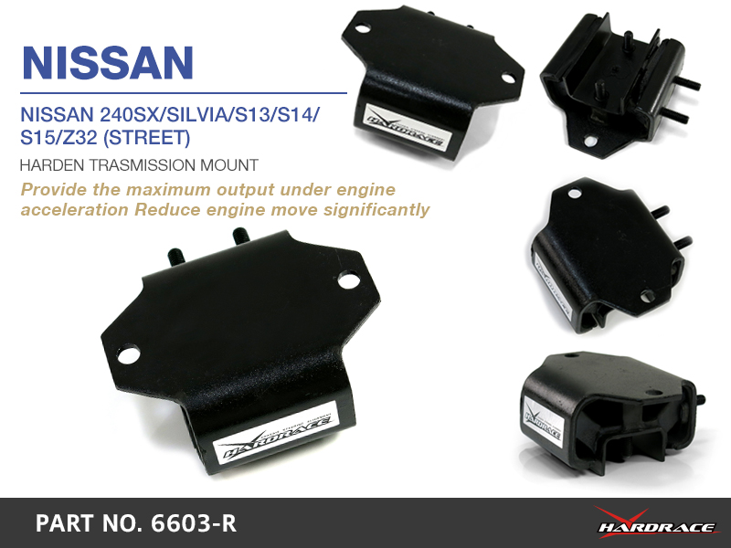 NISSAN 240SX/SILVIA/S13/S14/S15/Z32 (STREET)
Hårdare TRASMISSION Fäste 1 St/Sats