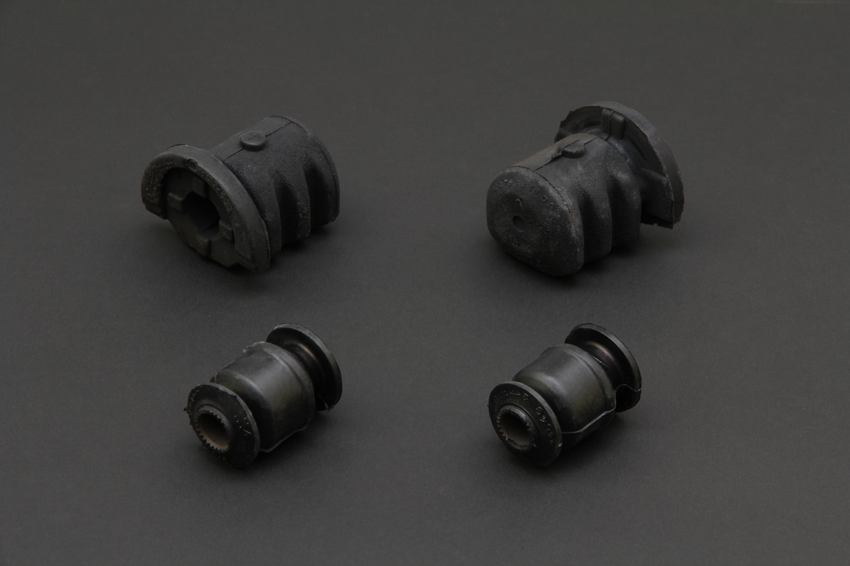 NISSAN MARCH K11 
FRONT LOWER ARM BUSHING
(HARDEN RUBBER) 4PCS/SET