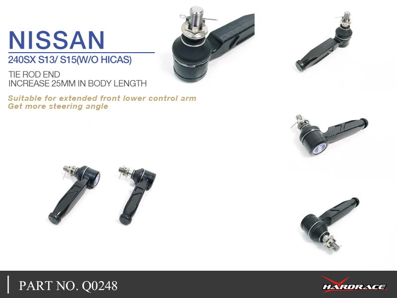 NISSAN 240SX S13/ S15(W/O HICAS) 
Styrled (INCREASE 25MM IN BODY LENGTH) - 2 St/Sats