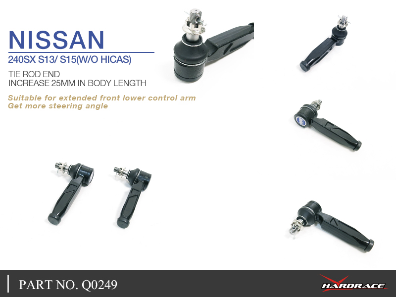 NISSAN 240SX S14/S15(WITH HICAS) 
Styrled (INCREASE 25MM IN BODY LENGTH) - 2 St/Sats