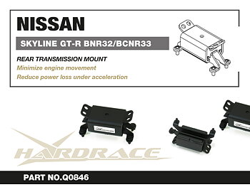 NISSAN SKYLINE R32/R33 GTR TRANSMISSION MOUNT (HARDEN RUBBER) - 1PCS/SET