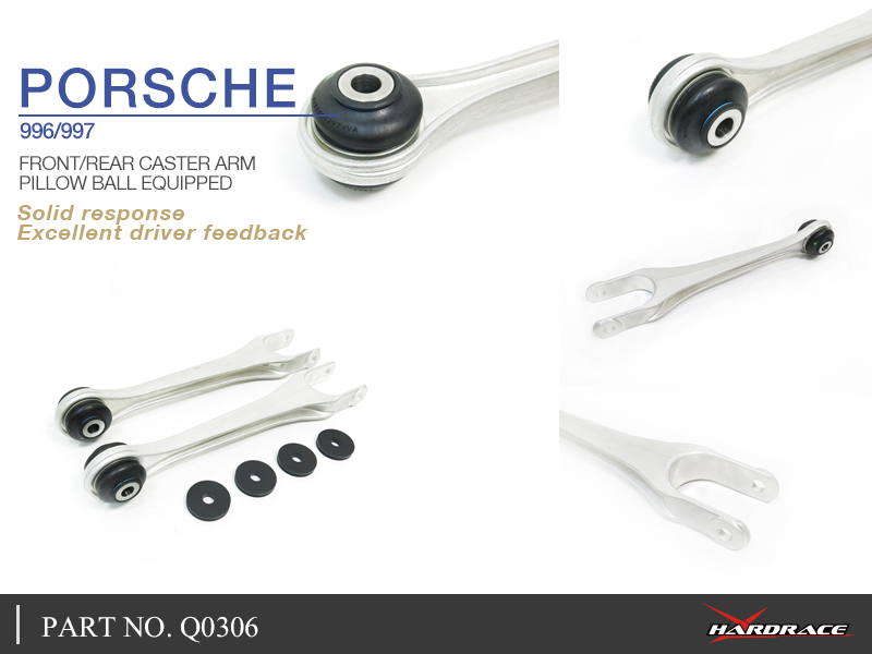 PORSCHE
996/997 FRONT/REAR / 
986/987 FRONT CASTER ARM
(PILLOW BALL) - 6PCS/SET