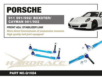 PORSCHE 991/992/981/982 FRONT ADJ. STABILIZER LINK - 2PCS/SET