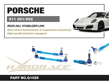 PORSCHE 991/992 C2/C4/Turbo BakreJusterbar  Stab Stag - 2 St/Sats