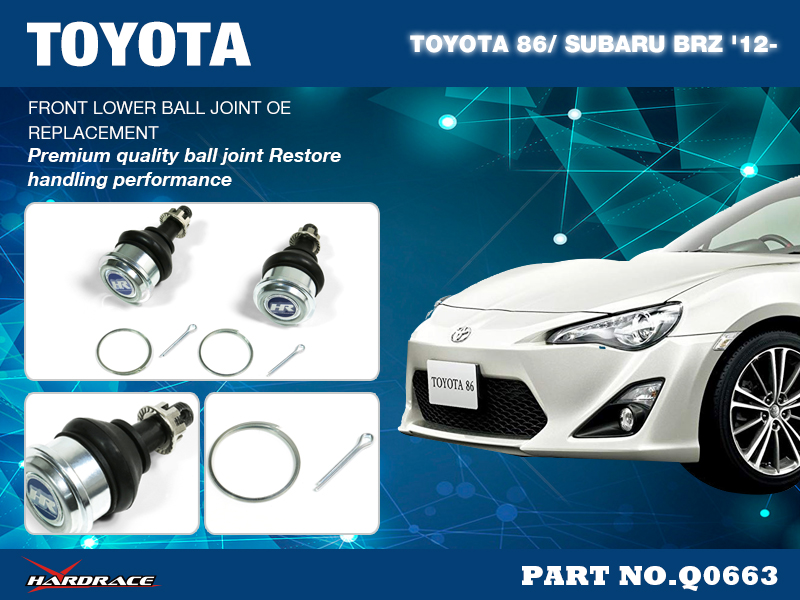TOYOTA 86 '12-/ SCION FR-S '12-/ SUBARU BRZ '12- 
Främre LOWER Led
(OE REPLACEMENT) - 2 St/Sats