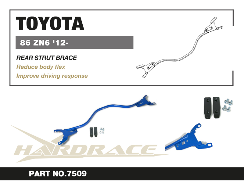 TOYOTA 86/ SCION FR-S/ SUBARU BRZ
REAR STRUT BRACE -1PCS/SET