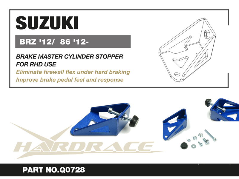 SUBARU BRZ '12/ TOYOTA 86 '12-
BRAKE MASTER CYLINDER STOPPER - 1 St/Sats
FOR RHD USE ONLY