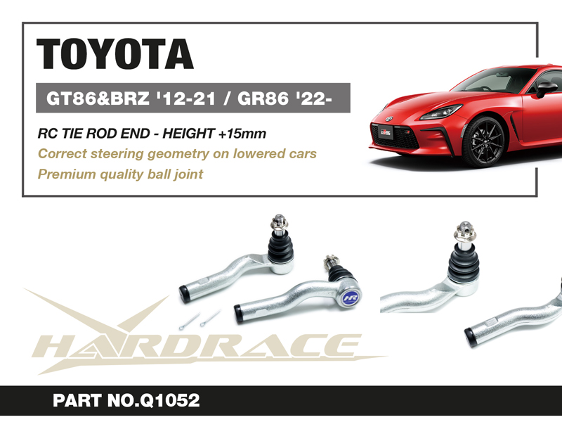TOYOTA GT86 '12-21/GR86 '22- SUBARU BRZ '12-21 RC TIE ROD END - 2PCS/SET