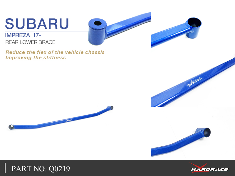 SUBARU IMPREZA '17- /XV '17-
REAR LOWER BRACE - 1PCS/SET