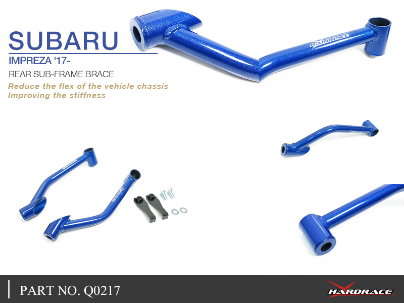 SUBARU IMPREZA '17- /XV '17-
REAR SUB-FRAME BRACE - 2PCS/SET