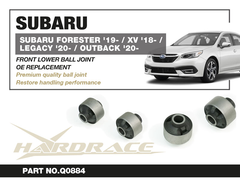 SUBARU FORESTER '19-/ XV '18-/ LEGACY '20-/ OUTBACK '20-
Främre Bärarm - Bakre Bussning
(Hårdare Gummi) - 2 St/Sats