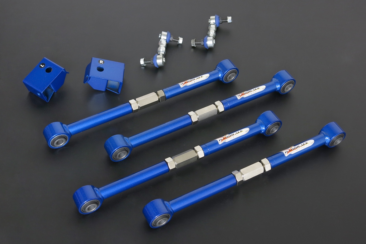 SUBARU IMPREZA WRX GC~GG/LEGACY BD
LATERAL ADJ.LINK
(HARDEN RUBBER BUSH) 8PCS/SET