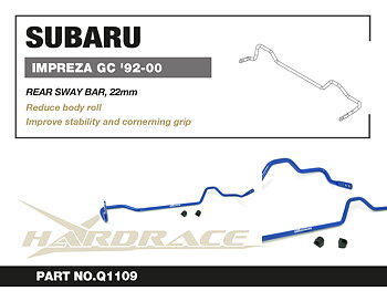 SUBARU IMPREZA GC '92-00 Bakre kränghämmare, 22mm - 3 St/Sats