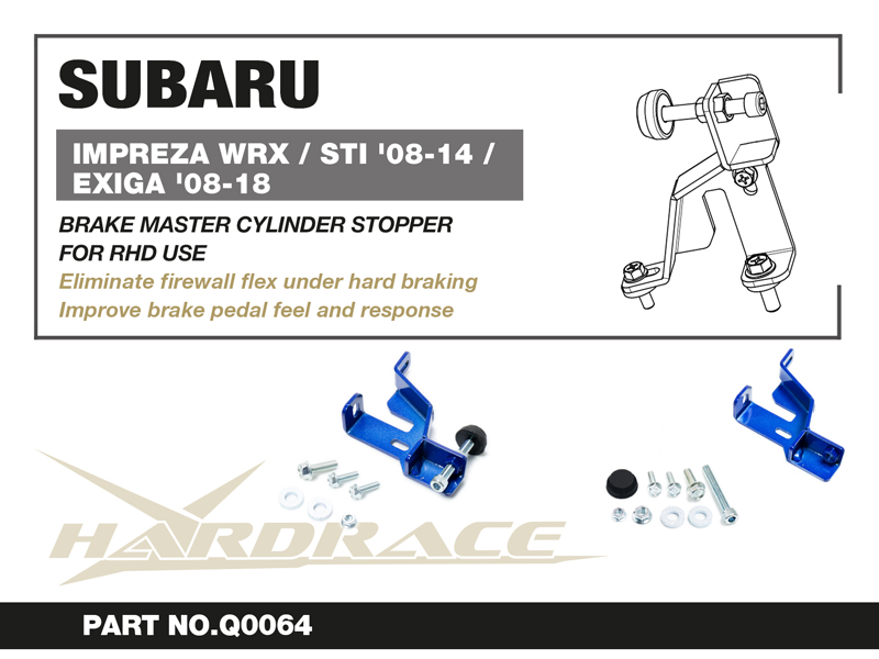 SUBARU IMPREZA WRX/STI '08-14/EXIGA '08-18 BRAKE MASTER CYLINDER STOPPER - 1 St/Sats FOR RHD USE ONLY