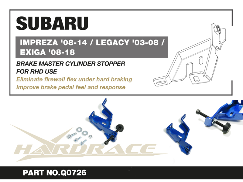 SUBARU LEGACY '03-08
BRAKE MASTER CYLINDER STOPPER - 1 St/Sats
FOR RHD USE ONLY