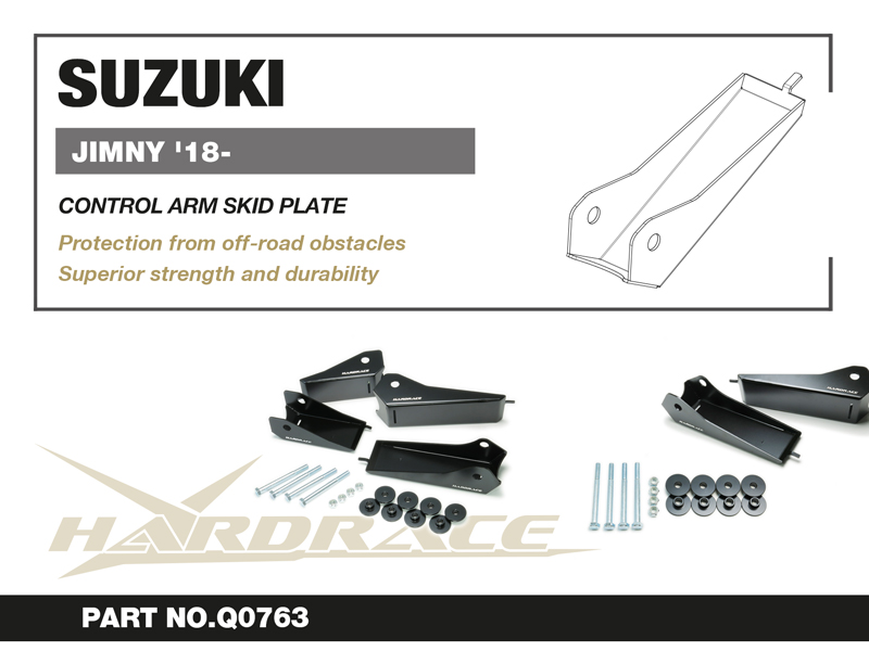 SUZUKI JIMNY '18- 
CONTROL ARM SKID PLATE - 4PCS/SET
