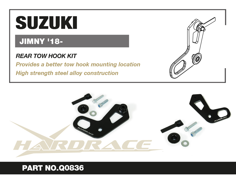 SUZUKI JIMNY '18- 
REAR TOW HOOK KIT - 1PCS/SET