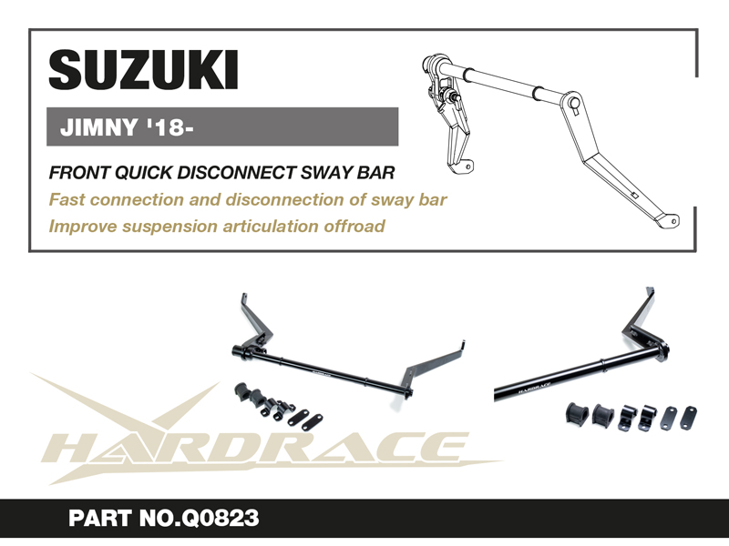 SUZUKI JIMNY '18- Främre QUICK DISCONNECT kränghämmare 7 St/Sats