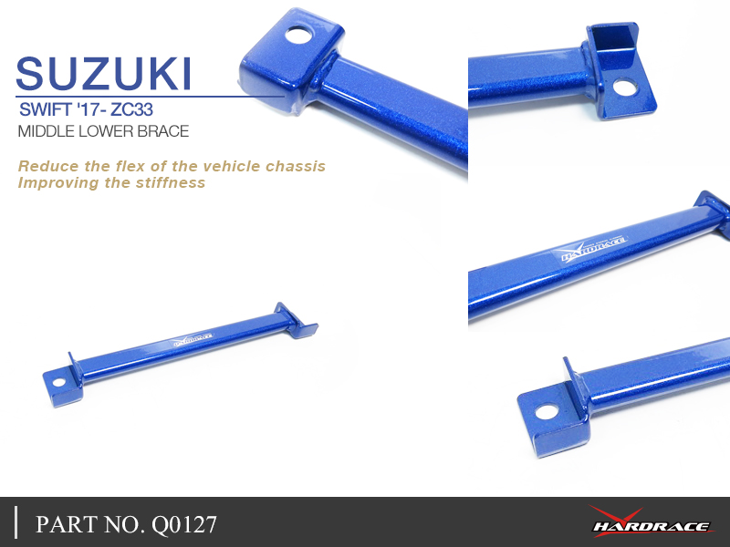 SUZUKI SWIFT '17-/ BALENO '15-
MIDDLE LOWER BRACE - 1 St/Sats
