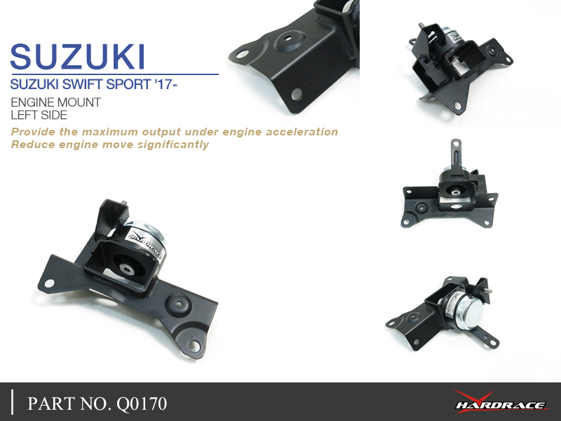 SUZUKI SWIFT SPORT '17- 
ENGINE MOUNT, LH - 1PCS/SET