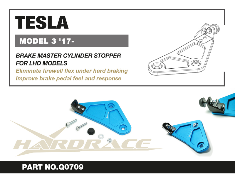 TESLA MODEL 3 '17-
BRAKE MASTER CYLINDER STOPPER - 1PCS/SET
FOR LHD USE