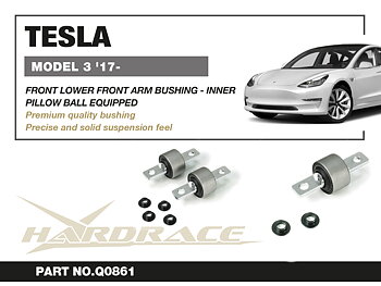 TESLA MODEL 3 '17-
Främre LOWER Främre ARM Bussning - INNER
(Länklager) - 2 St/Sats