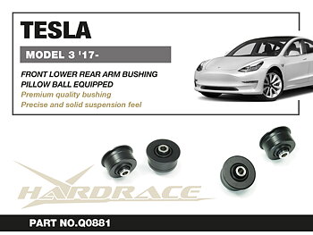 TESLA MODEL 3 '17-
Främre LOWER Bakre ARM Bussning 
(Länklager) - 2 St/Sats