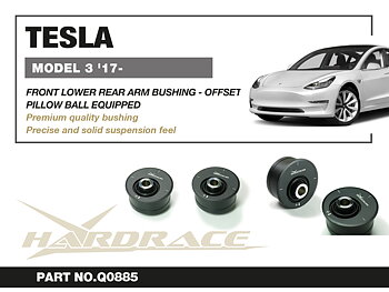TESLA MODEL 3 '17-
Främre LOWER-Bakre ARM Bussning - OFFSET FUCTION 
(Länklager) - 2 St/Sats